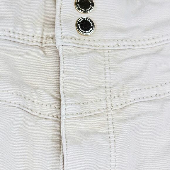 WHBM Skinny Cargo‎ Pants Women’s Phone Pockets Light Cream ($129) - Picture 13 of 15